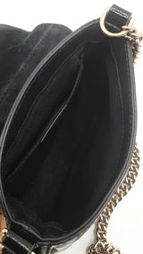 Gucci Small Soho Disco Bag In Black Vernice Naplack Fw0426prxdu