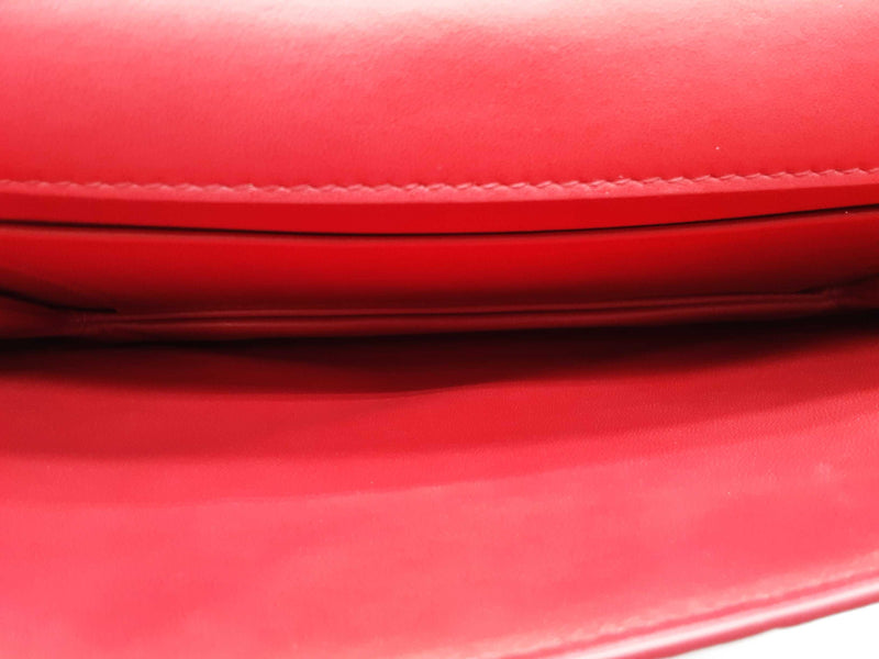 Bottega Veneta Red Ostrich Leather Piano Clutch Sd1025lczxde