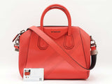 Givenchy Antigona Satchel In Red Leather Fw0725lrzdu