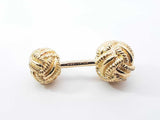 Tiffany & Co. Schlumberger Rope Knot Cuff Links In 18k Gold 14 Gram Fw0826lxzxd7