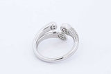 1.26cttw Lab Grown Diamond Ring In 14k White Gold 5.33 Grams Size 7 Eb0726llxzde