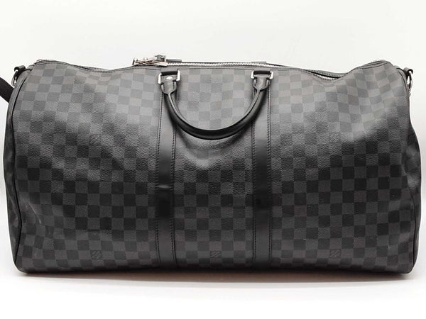 Louis Vuitton 55 Damier Graphite Keepall Bandouliere Bag Dolxzxde 144020010873