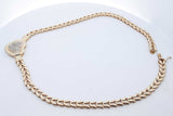 14k Yellow Gold Diamond Heart Pendant Necklace 30.3 Grams 14 Inch Eb0526owxzde