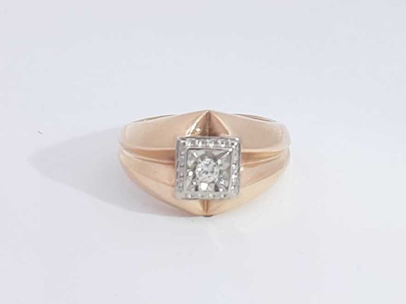 0.15 Cttw Diamond 10k Yellow Gold Ring 5 Grams Size 9 Aa0525orzsa