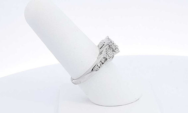 14k White Gold Diamond Ring 0.8ctw Size 7.25, 4.7g Eblcwdu 144030005034