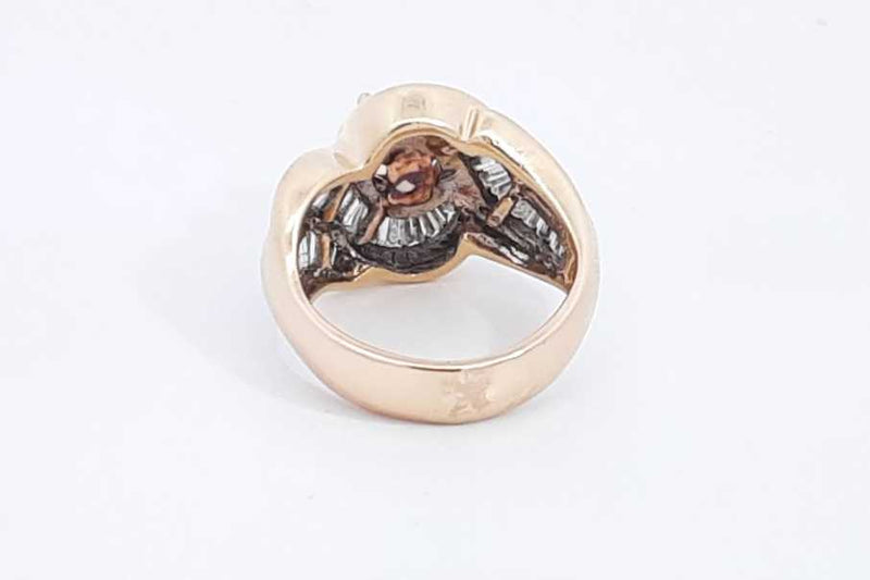 1.83ctw Diamond Ring In 14k Yellow Gold 8.2 Grams Size 5 Eb0325loxzsa