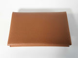 Hermes Calvi Gold Epsom Bifold Snap Card Holder Do1225lrxde
