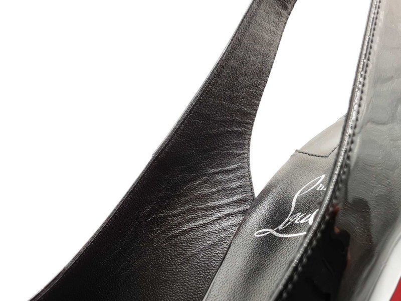 Christian Louboutin Movida Sling 130 Black Pumps Size Eu 39.5 Do0125lrxde