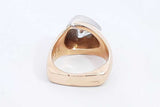 Approx. 0.95ctw Trillion Cut Diamond Ring In 14k Yellow Gold 13.5g Eb1024sxzsq