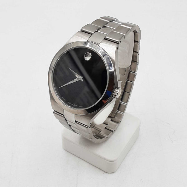 Movado Collection Black Museum Stainless Steel 39mm Watch Sd0325ezdu