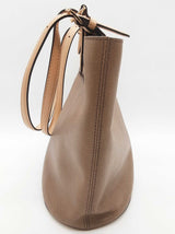 Michael Kors Taupe Gray-beige Pebbled Leather Tote Shoulder Bag Do0826oxde