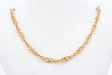 22k Yellow Gold Cable Chain 11.3 Grams 24 Inch Eb0824rsxsa