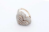 3.36cttw Diamond Cluster Ring In 10k Yellow Gold 6.5 Grams Size 8.25 Eb0826rxzde