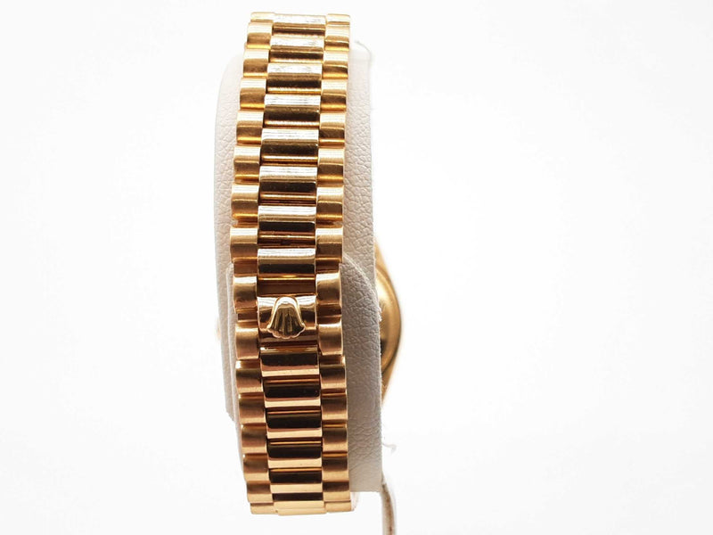 Rolex 26 Datejust Diamond Bezel 18k Yellow Gold Presidental Watch Do0525ecxzde