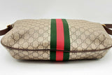 Gucci Gg Supreme Canvas Ophidia Web Hobo Shoulder Bag Eb1024ixzdu