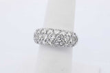 3.22cttw Diamond Ring In 14k White Gold 7.3 Grams Size 5.75 Eb0526lrxzdu