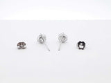 2.0 Cttw Lab Grown Diamond & 14k White Gold Stud Earrings 1.1 Gram Fw0723srxdu