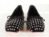 Christian Louboutin Mamadrague Strass Ballet Flats Size 9.5 Sd0826przde