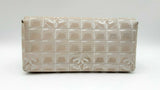 Chanel Travel Line East West Beige & White Flap Shoulder Bag Fw1224crxdu