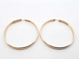14k Yellow Gold Classic Hoop Earrings 6.1 Grams Fw0326wxzdu