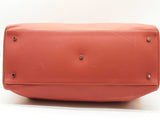 Hermes Kelly 50 Brique Red Swift Leather Palladium Duffle Bag Do0623lrrxzde