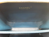 Chanel Cc Filigree Blue Caviar Leather Vanity Case Sd0925lorzsa