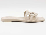 Gucci Interlocking G Slides White Size 35 Aa0926ozxsa