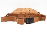 Mcm Fursten Belt Bag In Visetos Cognac Beige Aa0926wxzsa