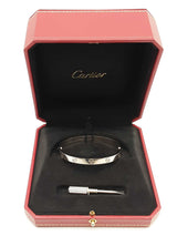 Cartier Love 18k White Gold 35.6g Bangle Bracelet Cartier Size 18 Do0824pxzxmia