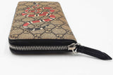 Gucci Gg Supreme Monogram Canvas Kingsnake Wallet Eb0726ocrdu