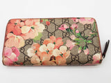 Gucci 404071 Gg Pink Blooms Supreme Zippy Continental Wallet Do0926lorde