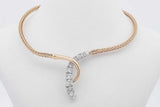 1.05cttw Diamond Necklace 18k Yellow Gold & Platinum Setting 15.4g Eb0126llxzsa