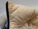 Moncler Grenoble Beverly Blue White Furred Hooded Jacket Size 1 Do0924wxzde