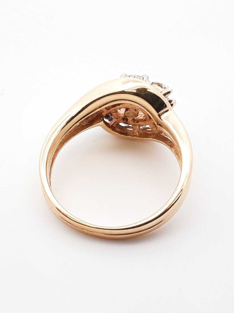 1.67 Cttw Diamond & 14k Yellow Gold Bridal Set 4.6 Grams Size 5.5 Fw0825lwrxdu
