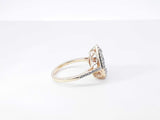 0.42 Cttw Diamond & 10k Yellow Gold Cluster Ring 2.4 Grams Size 3 Fw0926lrxdu