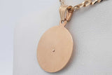 14k Yellow Gold Chain & Tricolor Gold Religious Pendant 11.7g 24 Inch Eb626sxzsa