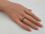 1.45 Cttw Diamond & 14k White Gold Engagement Ring 4.1 Grams Size 6.75 Fw0125ezxdu