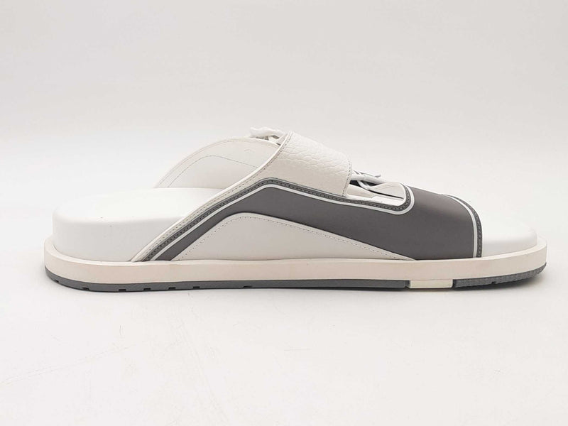 Louis Vuitton 2021 Lv Trainer Mule Slides White Size 11 Aa0825ozxsa