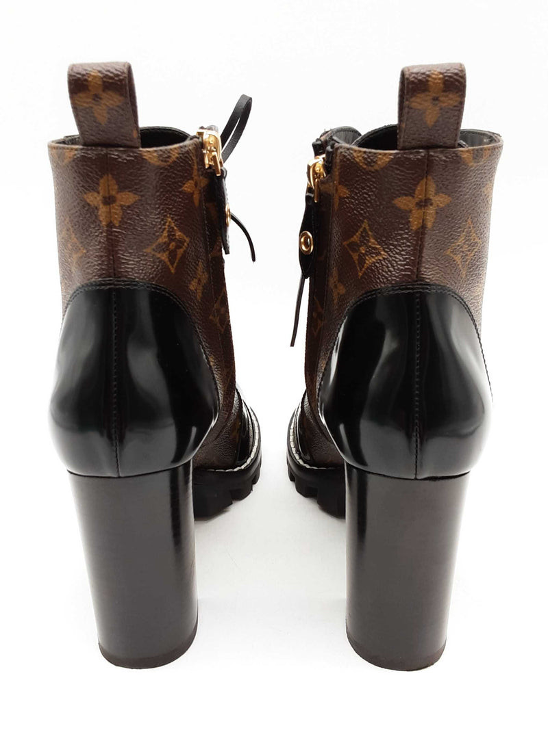 Louis Vuitton Star Trail Brown Monogram Ankle Boots Size Eu 40 Do0125ixzde