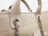 Chanel Deauville Beige Canvas Tote Bag Fw1024lexzsa