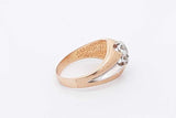 0.29ctw Diamond Ring In 14k Yellow Gold 5.5 Grams Size 7 Eb0126wxzsa