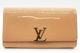 Louis Vuitton Louise Nude Patent Leather Clutch Eb0526pxzde
