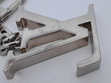 Louis Vuitton Silver Tone Lv Initials Key Holder Bag Charm Eb0726lxzdu
