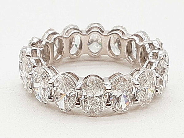 4.80 Cttw Lab Grown Diamonds 14k Wg 4.1g Eternity Band Size 6.5 Do1225lprxde