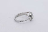 1.87cttw Lab Grown Diamond Ring In 14k White Gold 3.1 Grams Size 7 Eb0826erxsa