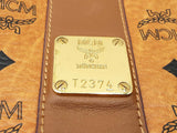 Mcm Liz Reversible Shopper Cognac Visetos Canvas Shoulder Bag Sd0326lzxdu
