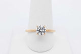 1.0ctw Lab Grown Diamond Ring In 18k Yellow Gold 3.3 Grams Size 9 Eb0626prxdu