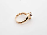 0.55 Cttw Diamond & 14k Yellow Gold Ring 4.7 Grams Size 6 Fw0825wzxdu