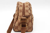 Gucci Gg Canvas Half Moon Pochette Shoulder Bag Eb0826wxzde