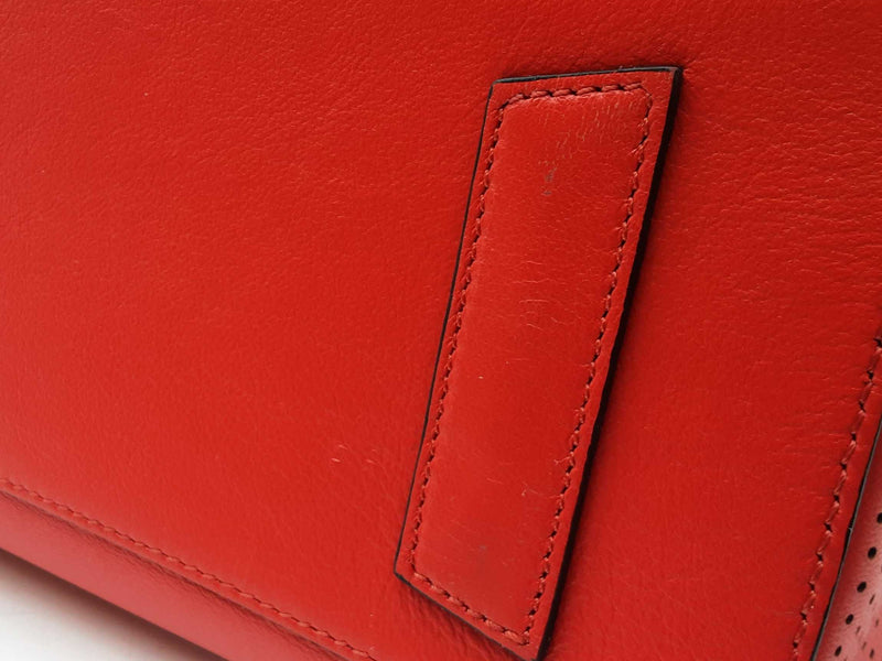 Givenchy Antigona Satchel In Red Leather Fw0725lrzdu